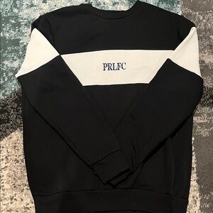 Men's Black and White Sweater